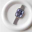 Perfectly Compatible with Apple Watch Series - Enhance Your Style with the Starlight Stainless Steel Watch Band - Elevate Your Look with this Fashionable and Durable Watch Strap Designed (38/40/41 S10/42MM)