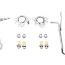 Dasbecan 926-186 926-187 Turbo Coolant Line Kit Passenger and Driver Both Side fit for 2011-2016 Ford F150, 2015-2021 Transit 150/250/350/350 HD,2015-2017 Lincoln Navigator/Ford Expedition