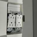 BESTTEN 20 Pack 15 Amp Decorator Wall Receptacle Outlet, Non-Tamper-Resistant, Wallplate Included, 15A/125V/1875W, UL Listed, White