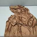 Memoriesea Women's Sexy One Shoulder High Split Cocktail Wedding Party Maxi Dress (Brown) S