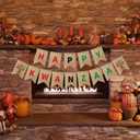 2 x Happy Kwanzaa Banner Decorations for Home  Burlap Hanging Flags with Kinara Candle, Happy Kwana Signs for Office Classroom Indoor Party, Traditional African American Festival Party Supplies