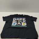 Dope Black Dad New Dad Fathers Day Gift African American Dad T-Shirt (Small)
