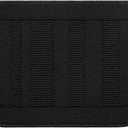 BEQHAUSE 30x18 Inch Kitchen Rug Mat Durable Kitchen Rugs Non-Slip Washable Absorbent Kitchen Mats for Floor Dirt-Resistant Semicircular Kitchen Mat (Black)