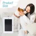 Paw Print Kit for Dogs Cats,Inkless Baby Hand and Footprint Kit, Dog Nose Print Kit,Clean Touch Ink Pad Kit,No Mess Newborn Baby Footprint Kit, Pet Paw Print Kit for Family Keepsake (Medium (Pack of 2), Black)