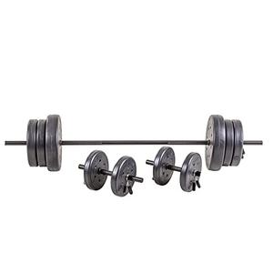 Full 6 Ft Olympic Barbell Bar, Black