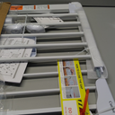 Cumbor 29.7-46" Baby Gate for Stairs, Toddler Safety Essentials for The House, Auto Close Dog Gate for Doorways, Mom's Choice Awards Winner-Easy Install Pressure Mounted Pet Gates for Dogs, White