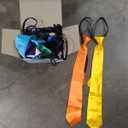 Unittype 24 Pcs Zipper Ties for Men Adjustable Pre Tied Men's Necktie Classic Zipper Neck Tie Set for Adults School Uniform