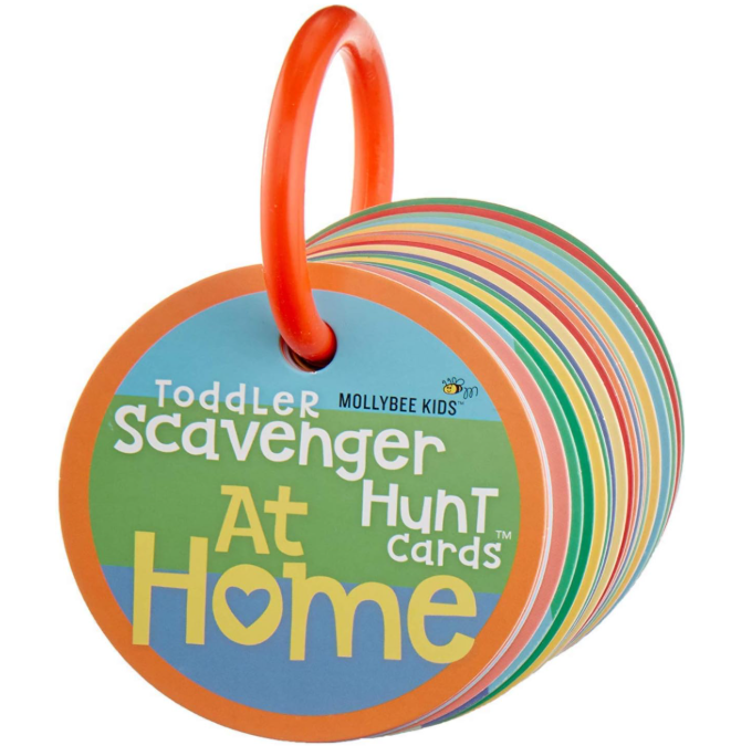 MOLLYBEE KIDS Toddler Scavenger Hunt Cards at Home, Toddler Activity, Ages 2, 3, Indoor Scavenger Hunt Game