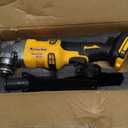 Cordless Angle Grinder Compatible with Dewalt 20V Max Battery(NO Battery) Brushless 4-1/2" Angle Grinder for Cutting, Griding, Polishing(10000RPM) (NO Wheels) (Yellow and Black)