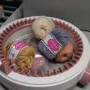 Yohencin SENTRO 48 Needles Knitting Machines with Row Counter, Smart Weaving Loom Knitting Round Loom Knitting Board Rotating Double Knit Loom Machine Kits for Adults and Kids