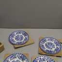 New Churchill Royal Wessex Tonquin Blue Chelsea 8" Salad Plate - Set of 4, Made in England