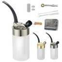 Portable Travel Mini Set – Stylish Design, Easy to Assemble & Clean, Perfect for Parties and Relaxation (Black)