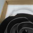 Ceramic Slow Feeder Dog Bowls Small Breed, 0.6 Cups Dog Food Dish for Fast Eaters, Puzzle Bowl for Small Dogs and Cats,Black