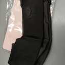 Fleece Lined Tights Sheer Women - Fake Translucent Warm Pantyhose Leggings Sheer Thick Tights for Winter (Small, Invisible One Line Crotch-black)