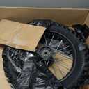 90/100-14 Rear Wheel Tire and Rim Inner Tube with 15mm Bearing Assembly For Dirt Pit Bike (90/100-14(15mm bearing))