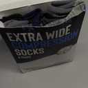 Doctor's Select 3 Pairs Plus Size Compression Socks Wide Calf - Up to 6XL | 20-30 mmHg Compression Socks for Women Wide Calf (4X-Large)