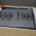 Huuger Nightstand Set of 2, Night Stand with Fabric Drawer, Mesh Shelf, Side Table with Storage, Fabric Drawer Dresser, Open Shelf, Metal Frame, Bedroom, Black