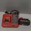 Abeden 18V Battery 5.0Ah with Charger, Replacement for Mliwaukee M18 Battery Pack, Compatible with 48-59-1802, 48-11-1802 & All 18V Cordless Power Tools (Red)