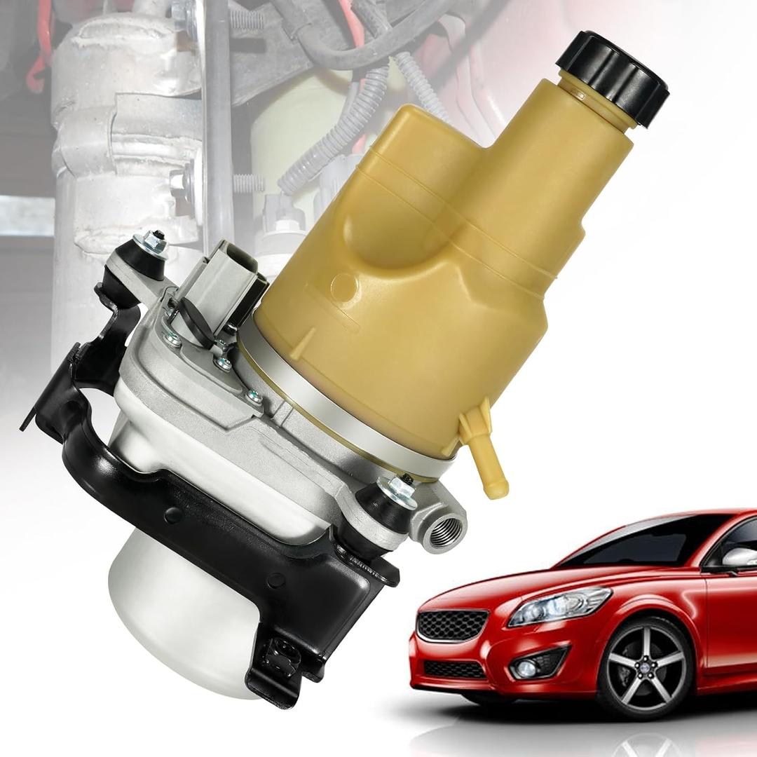 36050678 Electric Servo Power Steering Pump, Compatible with 2004-2013 Volvo C30, C70 II, S40 II, V50 - Replace for 36000116, 36000772, 36000801, 36001485 Steering Fuel Pump