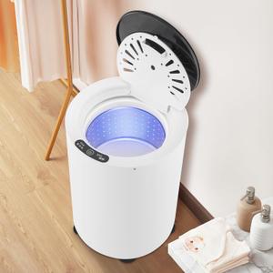 Meticuloso Compact Electric Spin Dryer, Portable Laundry Dryer for Apartments, Schools, Dorms, RVs, Camping
