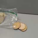 Wood Ornaments, Mathtoxyz Wood Slices 2.4-2.8 Inches 50 Pcs Rustic Unfinished Wood Log Discs Predrilled Wooden Circles for DIY Arts Crafts Halloween Christmas Ornaments Wedding