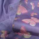 mommore Kids Backpack for Boys Girls 4-8 Kindergarten Elementary School Backpack with Lunch Box - 15 H Fit Folder (Purple Butterfly)