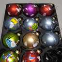 Kurt Adler Twelve Days of Christmas Ball Ornament, 65mm, Set of 11 Glass