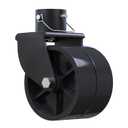 6" Dual Trailer Jack Wheel Replacement, Trailer Swirl Jack Caster Wheel with Safety Pin,2000lbs Capacity Fits Any Better Soft Ground Roll Boat,Camper