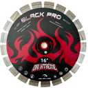 16 Inch Asphalt Laser Welded Diamond Blade, Wet/Dry Cutting Asphalt Green Concrete Diamond Saw Blade, Segmented Rim with Wedge Segments,1''-20mm Arbor