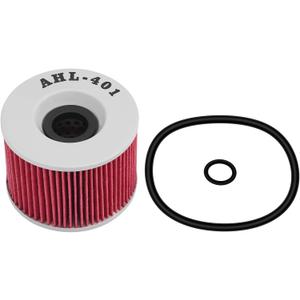 AHL Oil Filter 16099-003 Compatible with Kawasaki ZX750 F1,F2,F3 ZX750 A1-A5,A2L Unitrack ZX750 E1,E2 Turbo ZX750 G2,G3 ZX750 H2 ZL900 A1,A2 Eliminator ZX900 A1-A12 Ninja,1pc