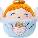Loss of Dog Sympathy Plush - Angel Stuffed Animal for Pet Memorial Gift Emotional Support Stuffed Animals Grieving Dog Owner Lover Kid Women 9 Inch