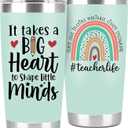 Teacher Tumbler Gifts For Women, Teacher Appreciation Week Gifts from Students, Back To School, Retirement, Christmas Gift Ideas, 20 Oz Tumbler Cup