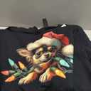 Chihuahua Chew Christmas Light Cord Cute Xmas Holiday Funny Sweatshirt XL