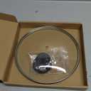 Glass Lid for Frying Pan Tempered Glass Pot Lid with Stainless Steel Rim for 8 Inch Frying Pan Wok Pot Skillet (8 Inch)