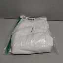 Barossa Design Waffle Weave Shower Curtain 84" Wide by 72" Height - Hotel Luxury, Washable Heavyweight Fabric, Water Repellent, Spa - White, 84x72 Inches