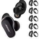 Bose QuietComfort Ear Tips Covers - 5 Pairs, Anti Slip Silicone Sport Wingtip, Compatible with QC Earbuds 2 & Ultra (Black)