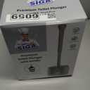 MR.SIGA Toilet Plunger with Holder, Heavy Duty Plunger with Sturdy Handle for Toilet Cleaning, Gray