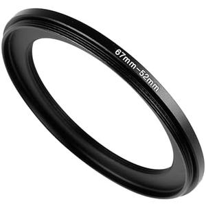 YLLXZQ Step-up Adapter Rings,67mm to 52mm Step Up Ring,Step-Down Rings Filter Ring Adapter,for All Brands of DSLR Camera Lens UV ND CPL Stepping Rings Step Down Rings Filter Adapter