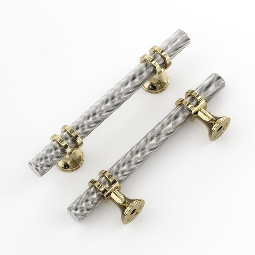 homdiy 25 Pack Kitchen Cabinet Handles 3 Inch Brushed Nickel Cabinet Pulls Knurled Gold Drawer Pulls Modern Kitchen Hardware for Dresser Bathroom homdiy 25 Pack Kitchen Cabinet Handles 3 Inch Brushed Nickel Cabinet Pulls Knurled Gold Drawer Pulls Modern Kitchen Hardware for Dresser Bathroom