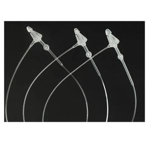 SIDAZON 3 Inch 500 Pcs Plastic Fasteners Hang Tags Clear Snap Lock Pins Security Loop Price Tag Pins Safety Ring Ties for Retail Store Clothing Accessory (3“ 500pcs, Clear)