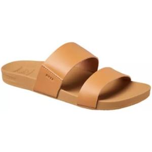REEF Cushion Vista Women's Fashion Slide Sandal, Vegan Leather Strap, Ultra Soft Cushion Footbed, Size 8