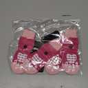 PUPTECK Anti-Slip Dog Socks with Double Sides Grips for Small Medium Large Dogs Hardwood Floors Prevents Licking, Dog Shoes for Hot Pavement Traction Control for Senior Dogs, Fuschia, S (Small (4 Count))