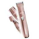 Wahl Pure Confidence Rechargeable Electric Razor, Trimmer, Shaver, & Groomer for Women with 3 Interchangeable Heads - Model 9865-2901V (4.2 Ounce, Pink)