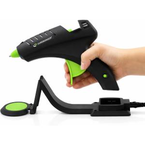 Surebonder Cordless Hot Glue Gun, High Temperature, Full Size, 60W, 50% More Power - Sturdily Bonds Metal, Wood, Ceramics, Leather & Other Strong Materials (Specialty Series CL-800F)