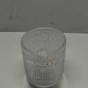 Battery Operated Table Lamp,Cordless Small Glass Accent Lamp with 6-Hour Timer (6H On/18H Off),Warm White LED Decorative Lamp for Nightstand,Bookshelf,Dorm,Desk,Entryway Decor,Indoor Use (Clear)