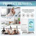 Eaasty Paper Incense Kits - 80 Pcs Burning Paper Incense with Tin Case and Clips - Quick Usage - Eliminating Bathroom, Kitchen Odors - Aromatherapy Gifts for Women(Ocean Blue Mist)