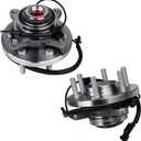KUSATEC 515169 Front 2PCS 4x4 Wheel Bearing and Hub Assembly Compatible with Ford F-150 4WD 2015 2016 2017, 6 Lug Bolts w/ABS