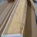 ROOMTEC Fireplace Mantel,60" DIY Wood Floating Fireplace Shelves, Wall Mounted Wooden Display Shelving, Handcrafted Wood Brack, Natural Mantels Over Fireplace | 60" x 8" x 5"-Natural Wood