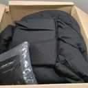 Love's cabin King Size Comforter Set, 7 Pieces Bed in a Bag, King (102"x90"), Black 