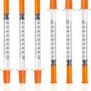 1ml 31G 1/2"(12.7mm) Individually Wrapped, U-100 Lab Syring Box of 100